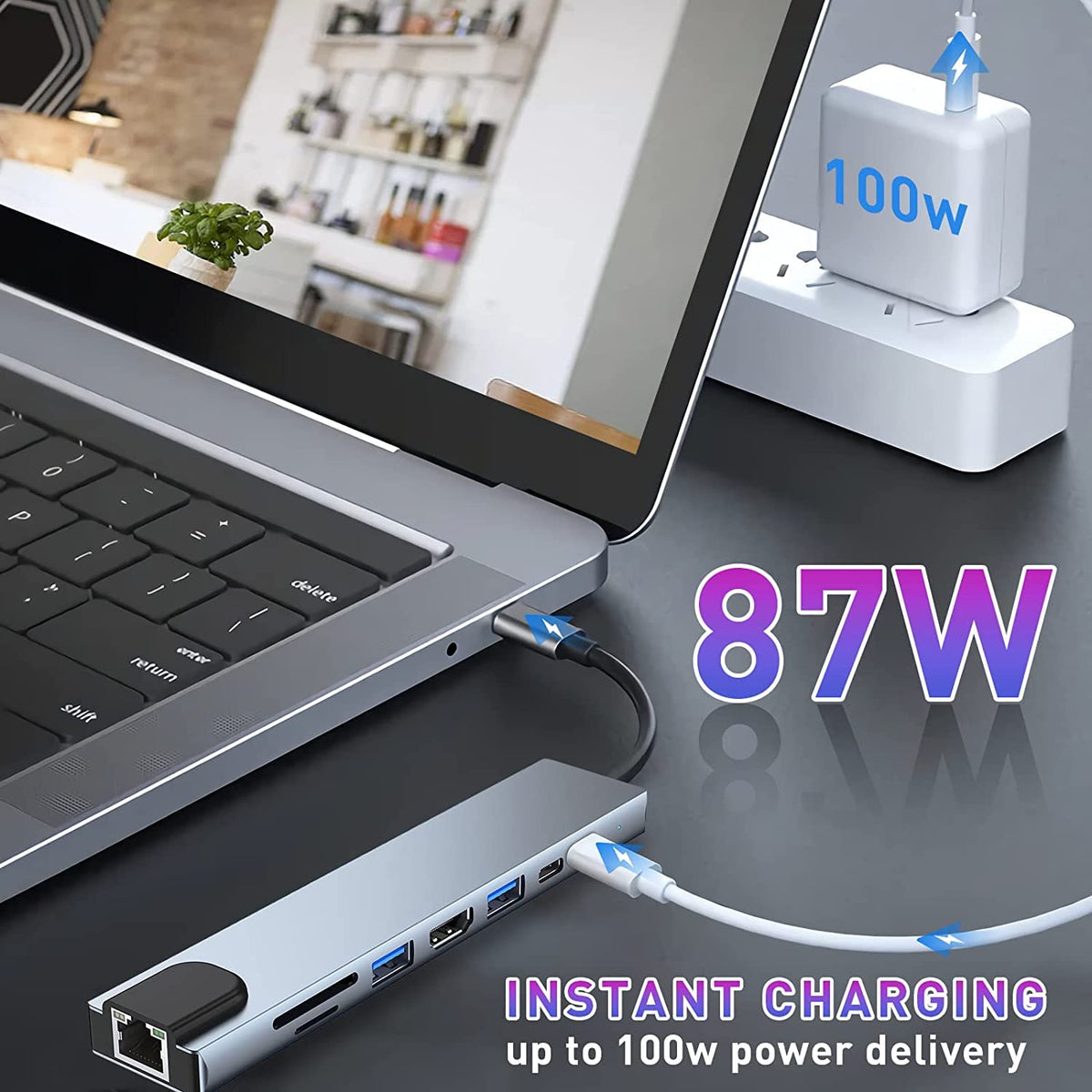 3 in 1 camera, video, charge, network etc adaptoer